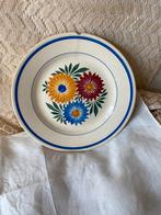 Terre de Fer, heel oud bord, boerenbont, Antiek en Kunst, Antiek | Servies los, Ophalen of Verzenden
