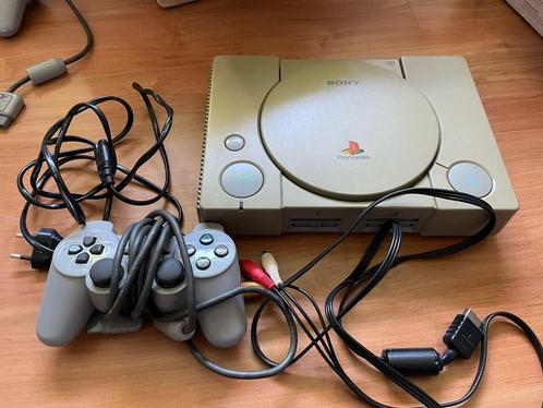 Playstation 1 console, Spelcomputers en Games, Spelcomputers | Sony PlayStation 1, Gebruikt, Met 1 controller, Ophalen of Verzenden