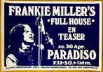 Paradiso.Poster Frankie Miller’s Full House & Teaser. 1979, Verzamelen, Ophalen of Verzenden, Zo goed als nieuw, Poster, Artwork of Schilderij