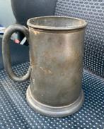 Beker pewter antiek Sheffield tin of zilver goede staat., Ophalen of Verzenden