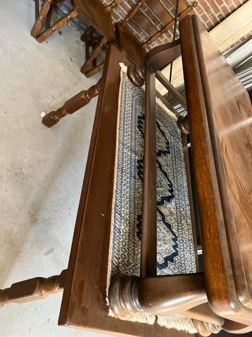 Houten Eet- en Salontafel Set beschikbaar voor biedingen