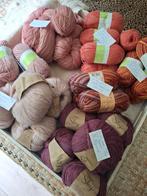 Groot pakket met mooie wol, alpaca, scheerwol, zelf geverfd, Ophalen, Nieuw, Breien of Haken, Wol of Garen