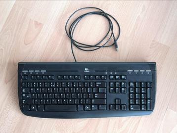 Logitech Keyboard (Qwerty, USB, Zwart) beschikbaar voor biedingen