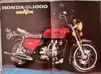 Poster Honda Goldwing GL1000, Verzamelen, Verzenden, Gebruikt, Motoren