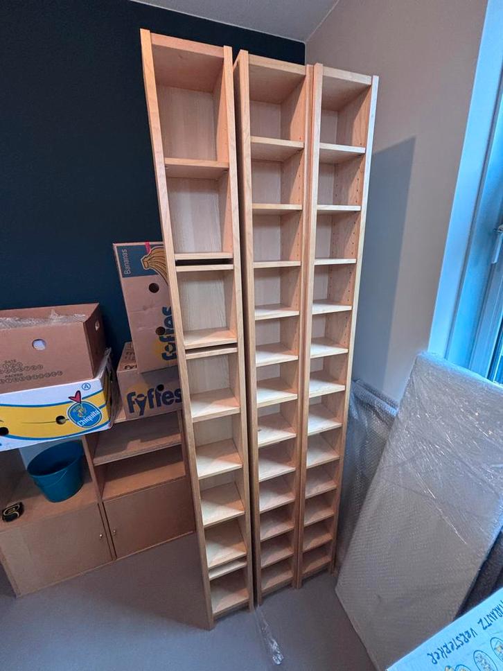3x IKEA Billy CD Kastjes - Perfect voor je collectie!, Huis en Inrichting, Kasten | Boekenkasten, Gebruikt, Minder dan 50 cm, 200 cm of meer