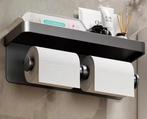 Dubbele Toiletrol Houder met opbergvak Nieuw, Ophalen of Verzenden, Nieuw, Overige typen