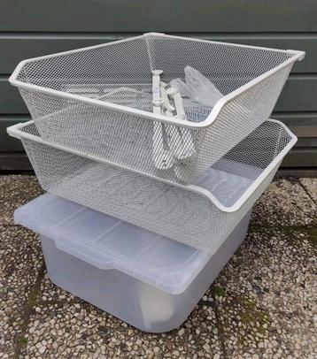 KOMPLEMENT Fijndraadmanden & Ladebak IKEA PAX