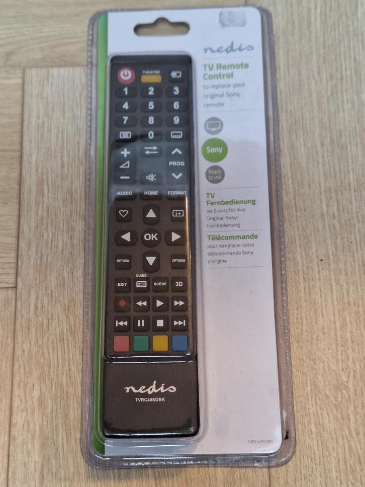 Nedis Afstandsbediening voor Sony Televisies - TVRC40SOBK, Audio, Tv en Foto, Afstandsbedieningen, Nieuw, Tv, Ophalen of Verzenden