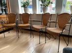 Frederic Weinberg rieten stoelen, jaren 50, Huis en Inrichting, Ophalen, Gebruikt, Overige kleuren, Vintage