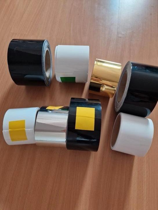 Pakket smalle rollen statische raamfolie voor de plotter, Hobby en Vrije tijd, Knutselen, Nieuw, Materiaal, Ophalen of Verzenden