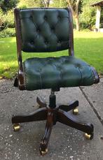 Chesterfield Engelse bureaustoel, Antiek en Kunst, Ophalen