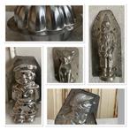 Brocante oude chocolademallen / Bol - matroos - hondje, Antiek en Kunst, Ophalen of Verzenden