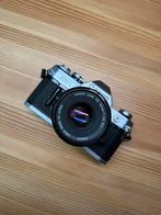 Canon AE-1 Silver + 50mm F1.8, Ophalen of Verzenden, Gebruikt, Spiegelreflex, Canon