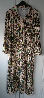 Jurk Signe Nature, dieren print, maat 44, Signe Nature, Beige, Maat 42/44 (L), Ophalen of Verzenden