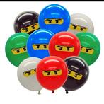 ninjago ballonnen 10 stuks nr N568, Hobby en Vrije tijd, Feestartikelen, Ophalen of Verzenden, Nieuw, Versiering, Verjaardag