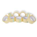 Verpakkingstape 45mc acrylic tape transparent 5 dozen, Doe-het-zelf en Verbouw, Kratten en Dozen, Doos, Verzenden, Minder dan 50 cm
