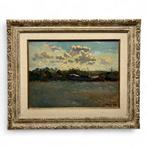 Johannes Elsinga (1893-1969) - 'Polderlandschap', Ophalen of Verzenden