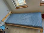 Gratis Ikea logeerbed ophalen in tilburg, Huis en Inrichting, Slaapkamer | Bedden, 90 cm, Eenpersoons, Metaal, Wit