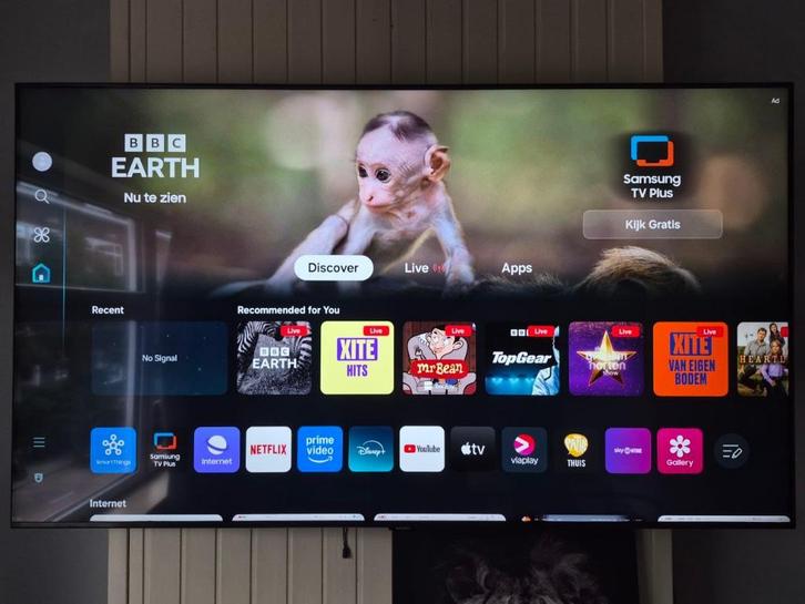 Samsung UE55CU7172U 55" 4K UHD Smart TV, Audio, Tv en Foto, Televisies, Zo goed als nieuw, 100 cm of meer, Samsung, Smart TV, Ophalen of Verzenden