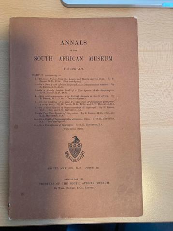 Paleontologie 1913 zeldzaam fossiel dinosaurus reptiel Afrik beschikbaar voor biedingen