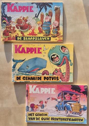 KAPPIE 3x | Slaapslaven / Gehaaide Potvis / Geheim vd oude P beschikbaar voor biedingen
