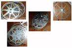 16mm film Vintage 10 filmrol reels 30-35cm diameter mancave, Ophalen of Verzenden, 16mm film