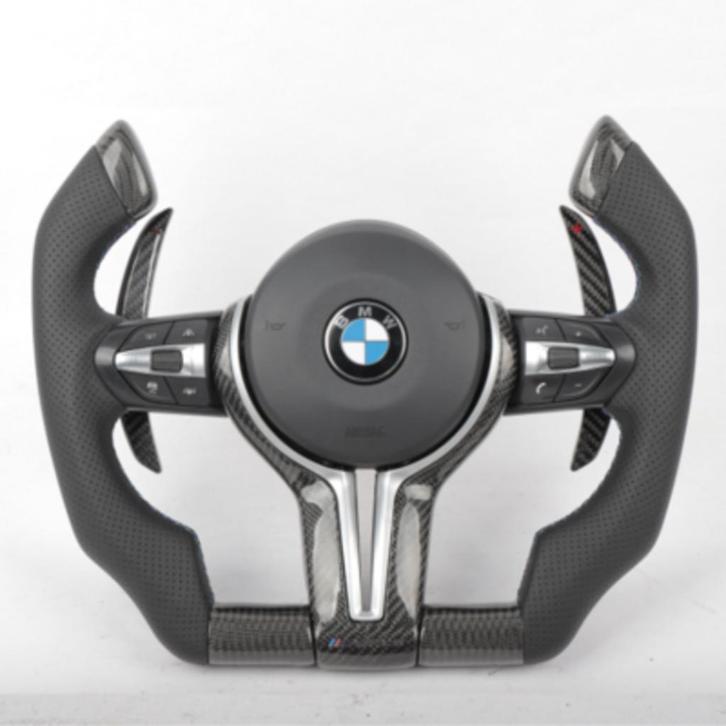 BMW Yoke stuur M Compleet alcantara carbon UNIEK upgrade, Auto diversen, Tuning en Styling, Ophalen of Verzenden