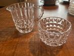 Kristallen Melkkannetje & Suikerpotje, Antiek en Kunst, Antiek | Glas en Kristal, Ophalen