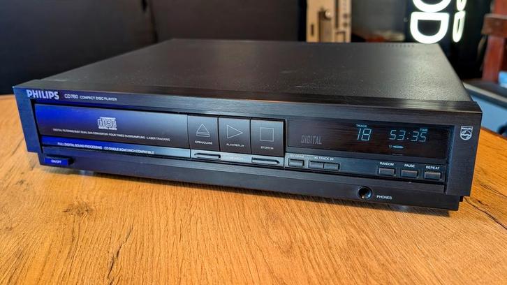PHILIPS CD780 • TDA1541 • CDM-4/19 • GARANTIE • TOPPERTJE, Audio, Tv en Foto, Cd-spelers, Refurbished, Philips, Ophalen of Verzenden