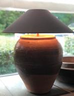 Grote chinese kruiklamp lampenvoet zo dee de kap, Huis en Inrichting, Lampen | Tafellampen, Ophalen