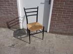Vintage Chiavari Spinetto stoel / rieten zitting, Huis en Inrichting, Ophalen, Riet of Rotan, Gebruikt, Bruin