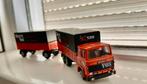 Tekno Scania 141 met aanhanger. Harry Vos transport Oss, Hobby en Vrije tijd, Modelauto's | 1:50, Ophalen of Verzenden