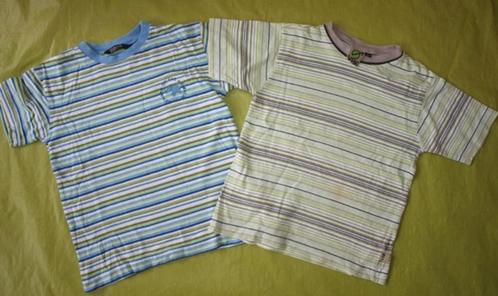 2 Gestreepte T-Shirts (110), Kinderen en Baby's, Kinderkleding | Maat 110, Gebruikt, Jongen, Shirt of Longsleeve, Ophalen of Verzenden