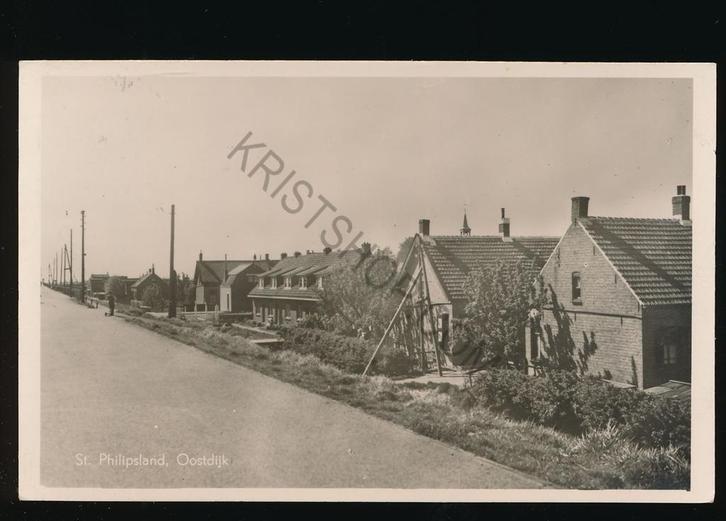 St. Philipsland - Oostdijk [KRST009-2064, Verzamelen, Ansichtkaarten | Nederland, Gelopen, Zeeland, 1940 tot 1960, Verzenden