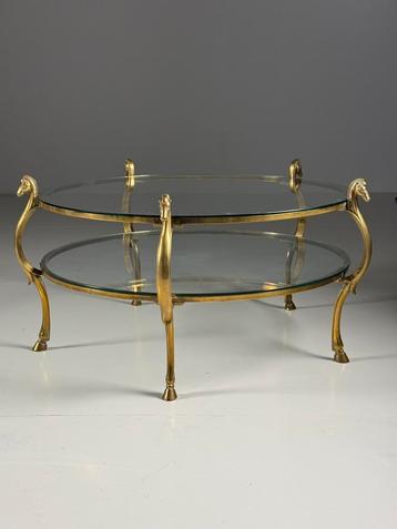 Vintage Messing Salontafel beschikbaar voor biedingen