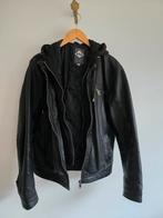Lee Cooper Bernez Leren Jas, Zwart, Maat 56/58 (XL), Ophalen of Verzenden, Zo goed als nieuw