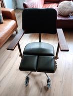 Vintage Kappers stoel, Ophalen, Gebruikt, Overige kleuren, Leer