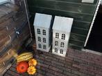 2 ijzeren hoge huizen -60cm hoog, Diversen, Kerst, Ophalen