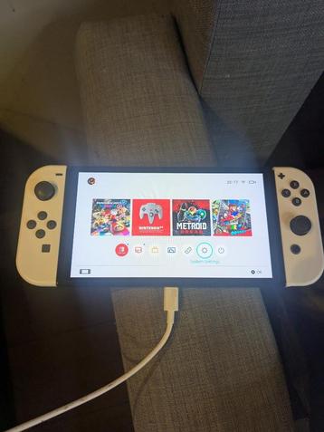 Nintendo Switch OLED Wit + Pro Controller + 3 Games | ZGAN beschikbaar voor biedingen
