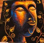 Boeddha stof met gouden accenten, Antiek en Kunst, Ophalen of Verzenden