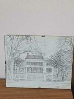 Tekening C J Dral Voormalig waterschapskantoor Polderhuis, Antiek en Kunst, Kunst | Tekeningen en Foto's, Ophalen