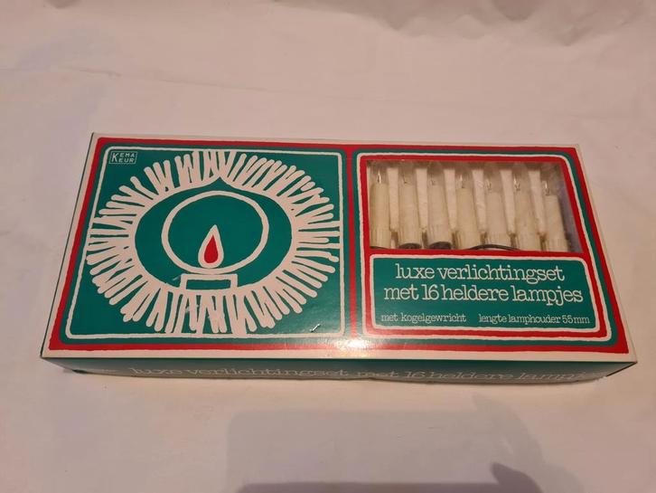 Reactor Hema vintage kerstverlichting met klem 16 stuks, Diversen, Kerst, Zo goed als nieuw, Ophalen of Verzenden