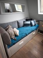 IKEA brimnes sofabed white, Huis en Inrichting, Slaapkamer | Complete slaapkamers, Ophalen, Zo goed als nieuw, Tweepersoons