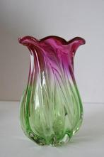 Vintage Teleflora Murano vaas watermeloen, Ophalen of Verzenden