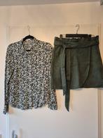 Blouse met rokje, Kleding | Dames, Jurken, Ophalen of Verzenden, Zo goed als nieuw, Maat 38/40 (M), Boven de knie