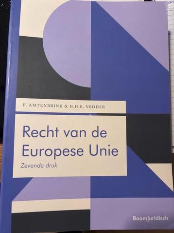Recht van de Europese Unie - 7e druk beschikbaar voor biedingen