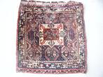 antiek oud handgeknoopt perzisch tapijt kussen, Antiek en Kunst, Antiek | Kleden en Textiel, Ophalen of Verzenden
