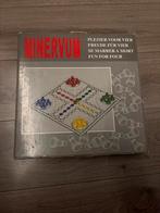 Minervum Glazen Ganzenbord - Compleet!, Drie of vier spelers, Ophalen of Verzenden, Gebruikt