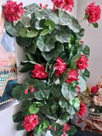 Kunst bloem ophang geranium  rood heel mooi, Ophalen of Verzenden, Zo goed als nieuw