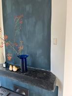 Kalkverf Fresco Pure & Original Steel Blue, Doe-het-zelf en Verbouw, Verf, Beits en Lak, Gebruikt, Blauw, Ophalen of Verzenden